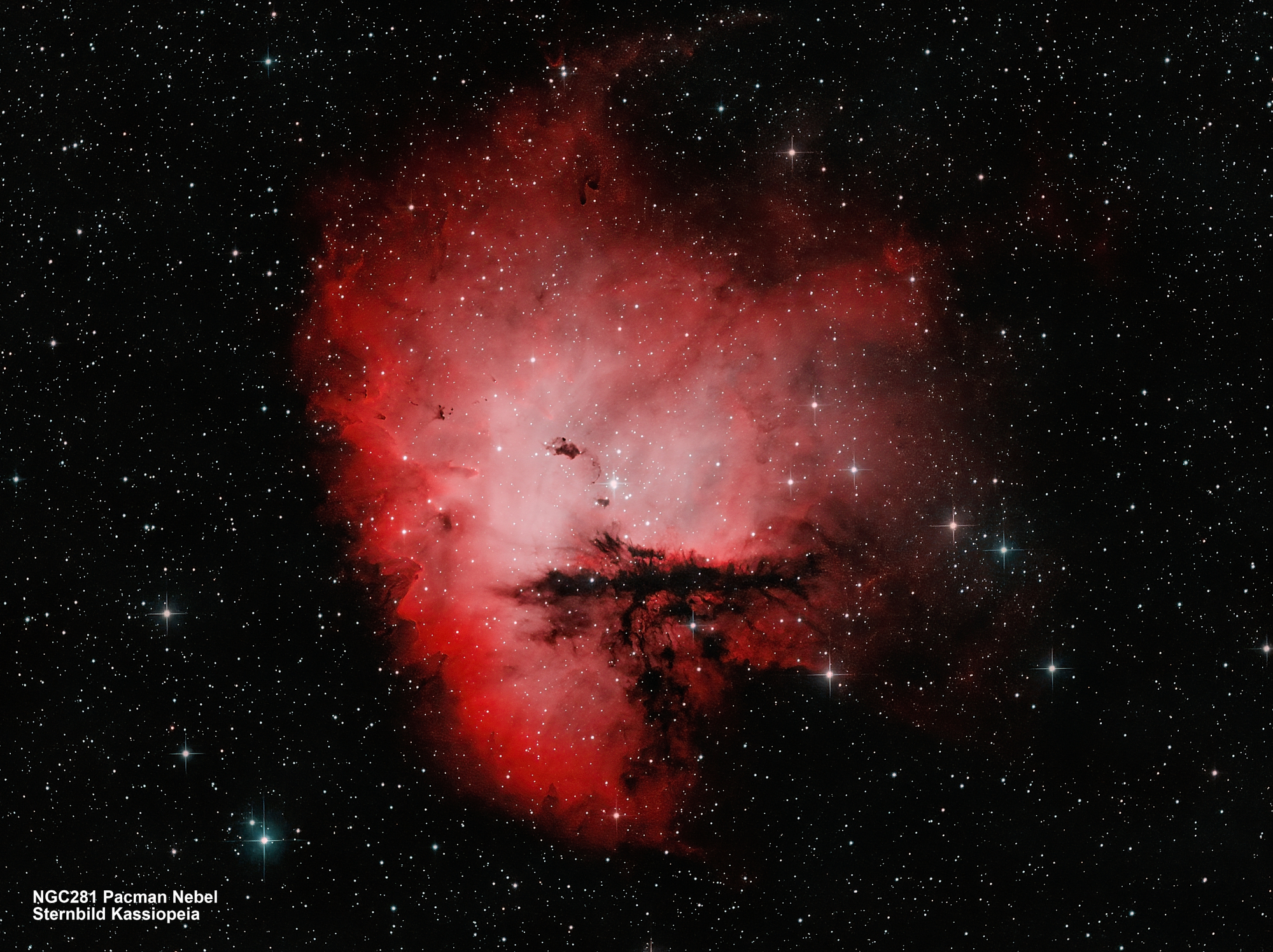 NGC281 Pacman-Nebel